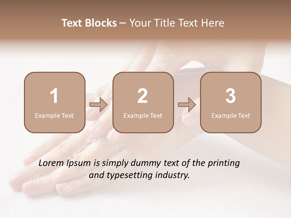 Background Water Healthy PowerPoint Template