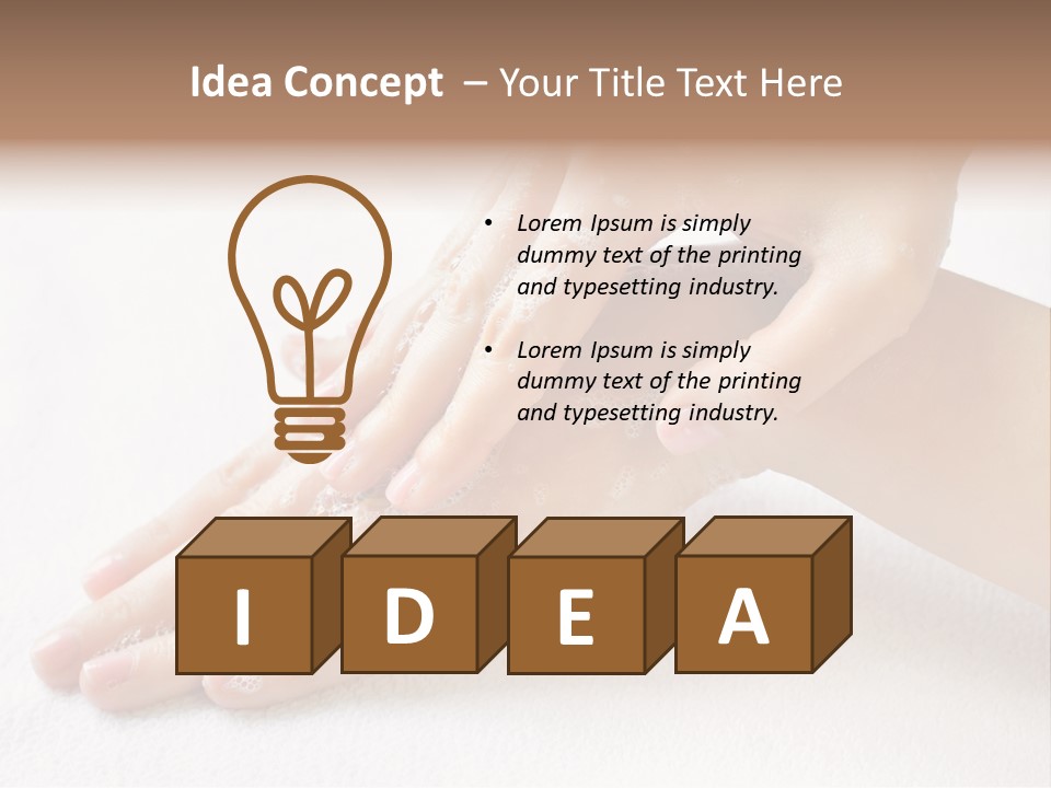 Background Water Healthy PowerPoint Template