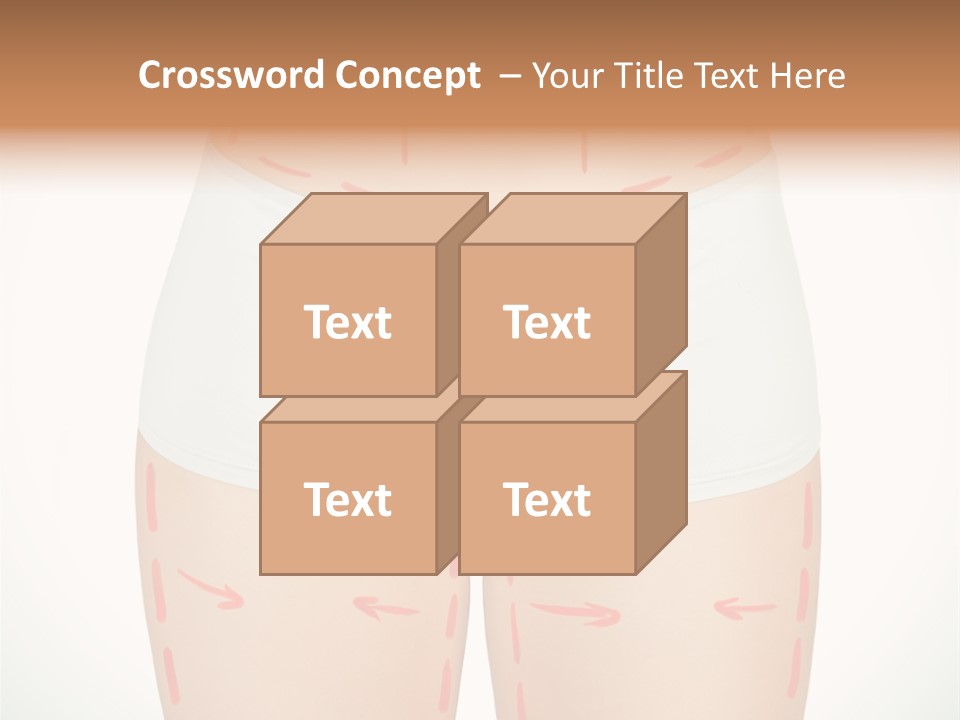 Aging Lined Arrows PowerPoint Template