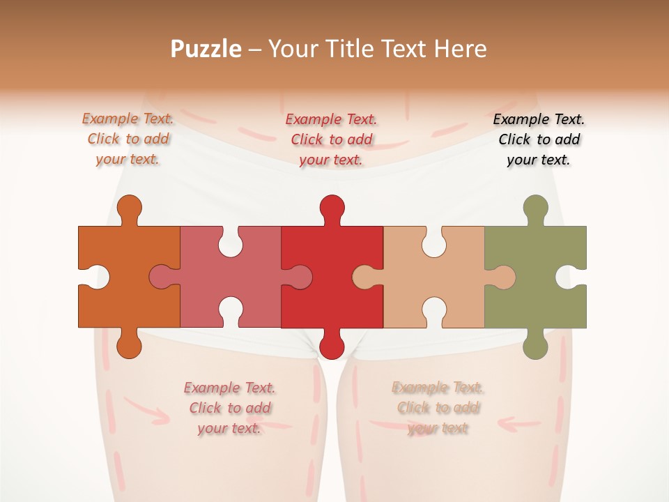 Aging Lined Arrows PowerPoint Template