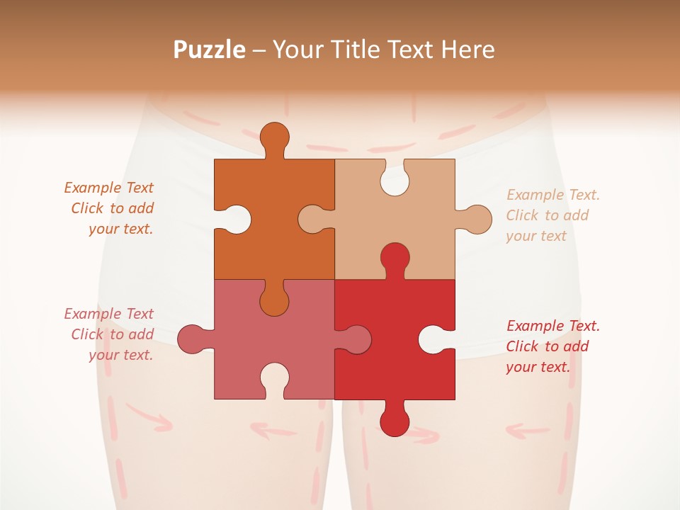 Aging Lined Arrows PowerPoint Template