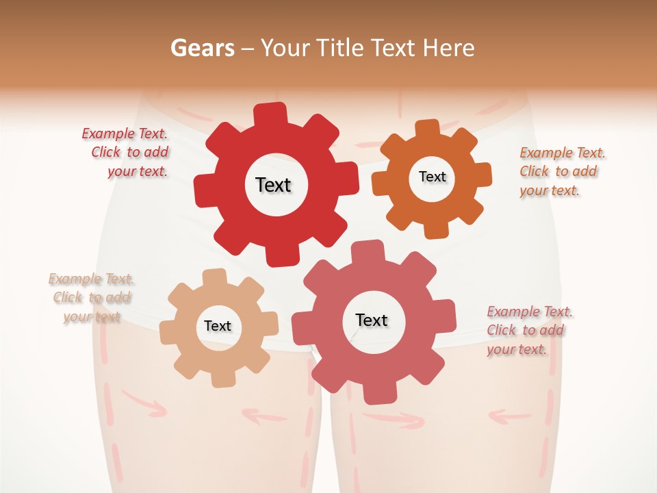 Aging Lined Arrows PowerPoint Template