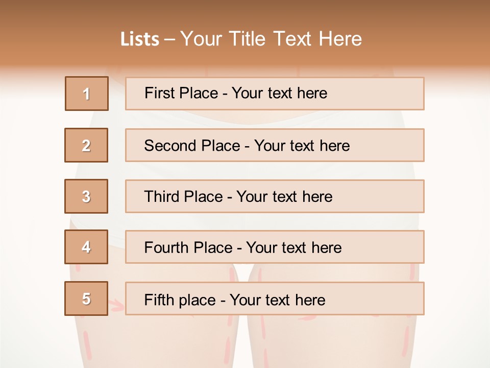 Aging Lined Arrows PowerPoint Template