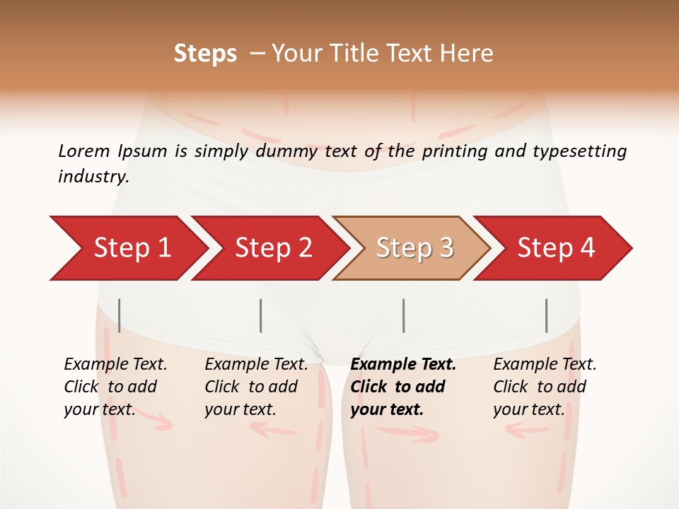 Aging Lined Arrows PowerPoint Template