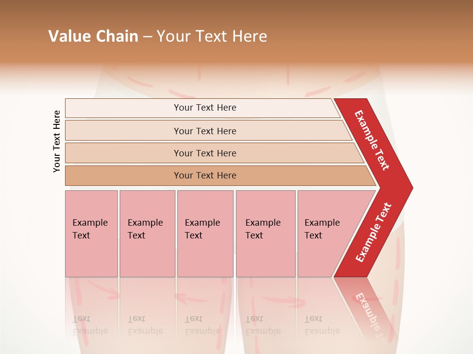 Aging Lined Arrows PowerPoint Template