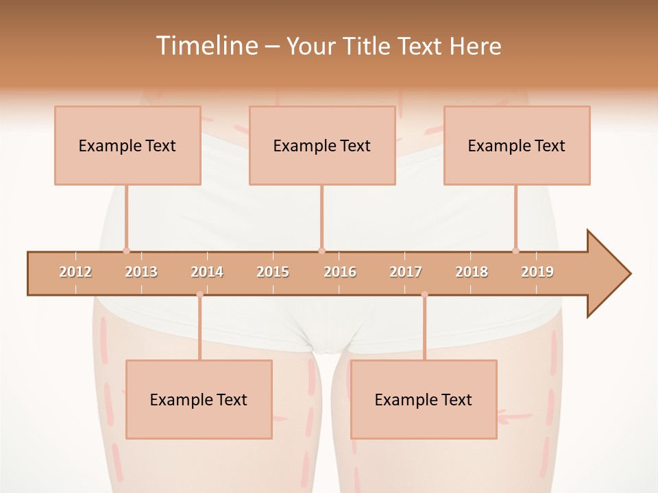 Aging Lined Arrows PowerPoint Template
