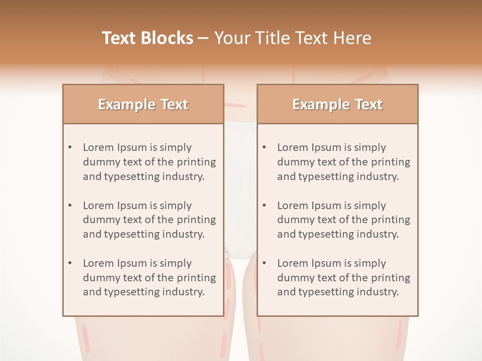 Aging Lined Arrows PowerPoint Template
