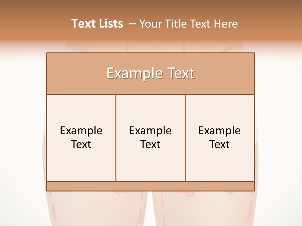 Aging Lined Arrows PowerPoint Template