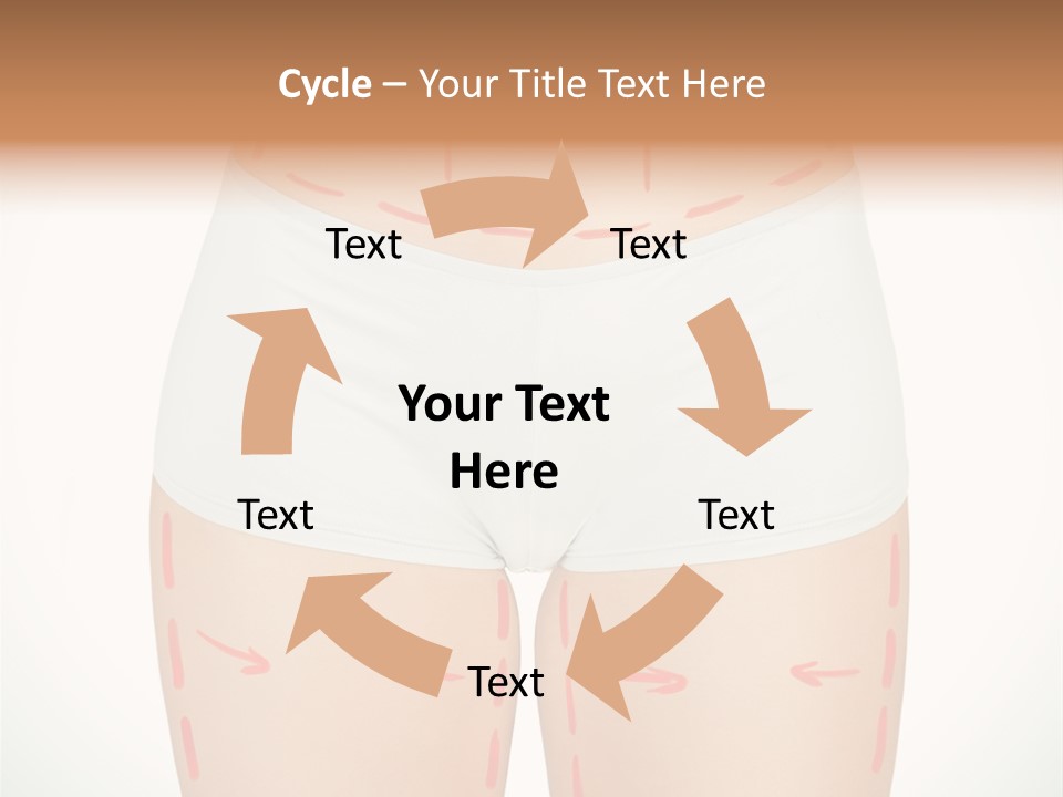 Aging Lined Arrows PowerPoint Template