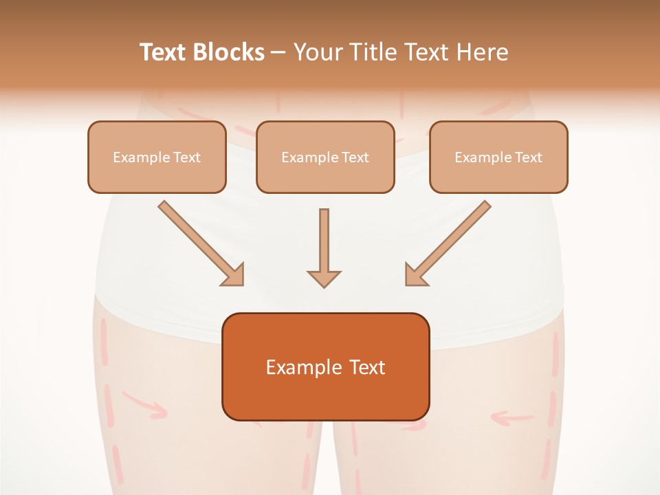 Aging Lined Arrows PowerPoint Template