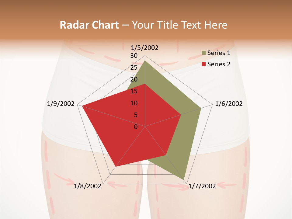 Aging Lined Arrows PowerPoint Template