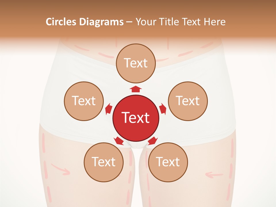 Aging Lined Arrows PowerPoint Template