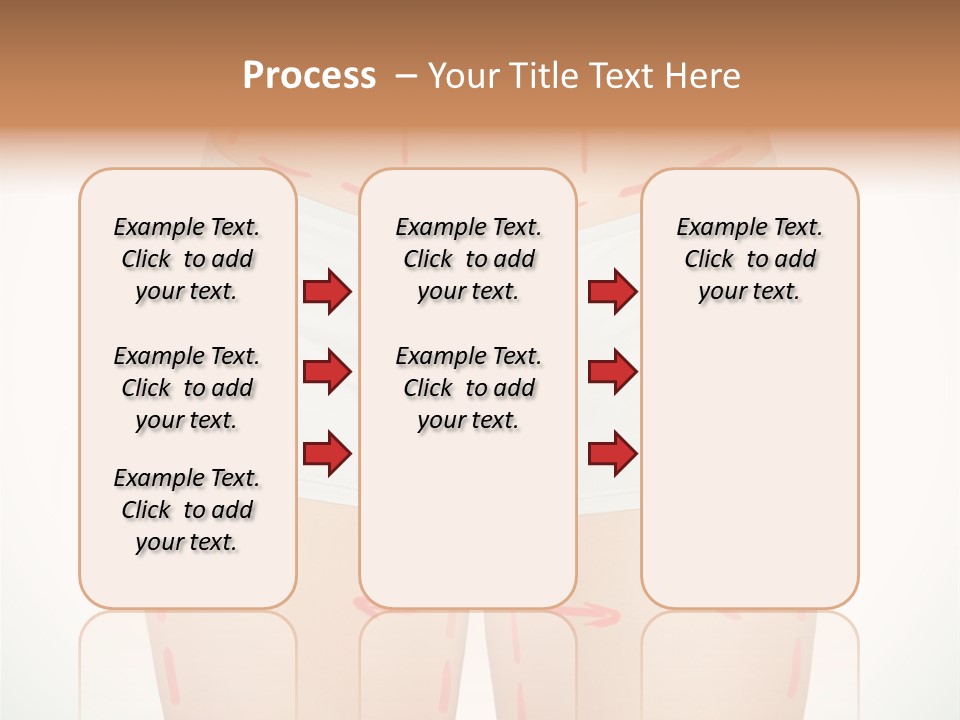 Aging Lined Arrows PowerPoint Template