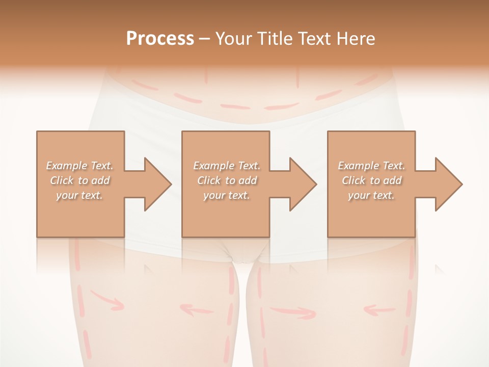Aging Lined Arrows PowerPoint Template