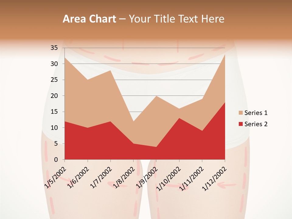 Aging Lined Arrows PowerPoint Template