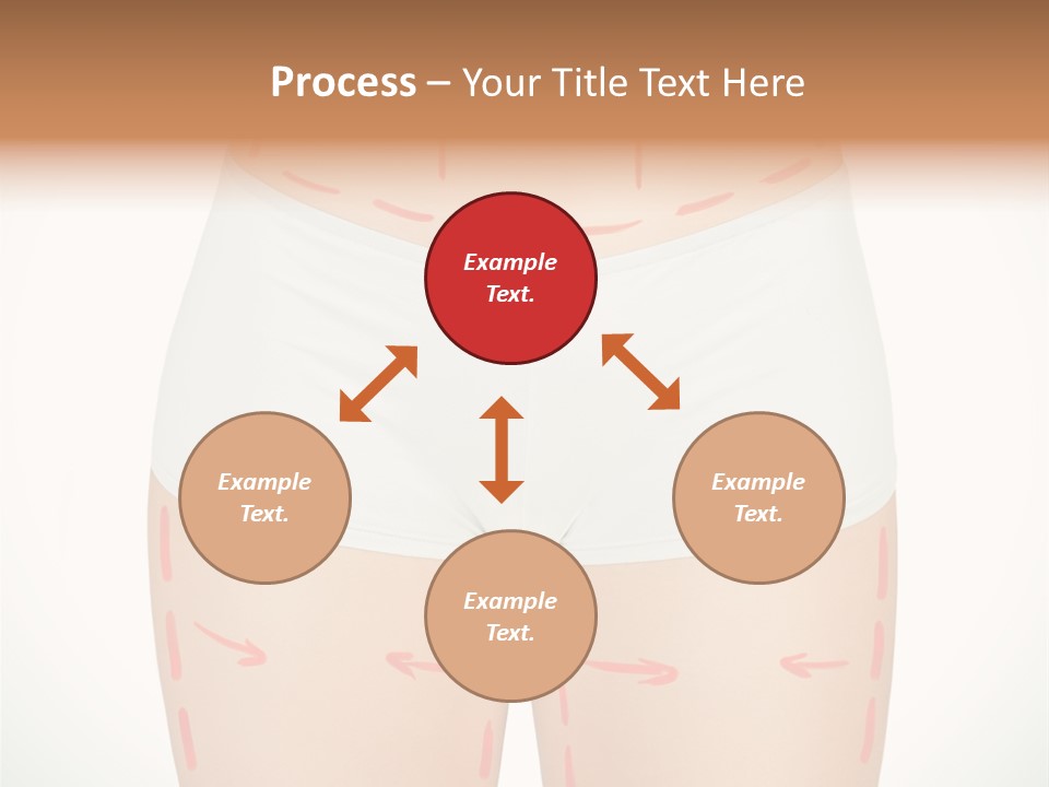 Aging Lined Arrows PowerPoint Template