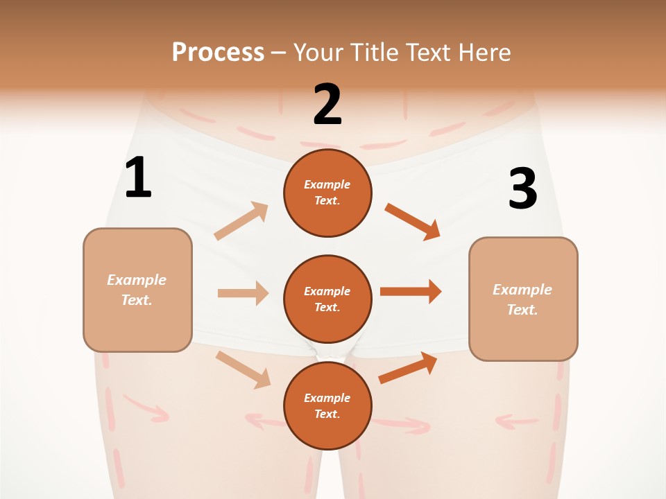 Aging Lined Arrows PowerPoint Template