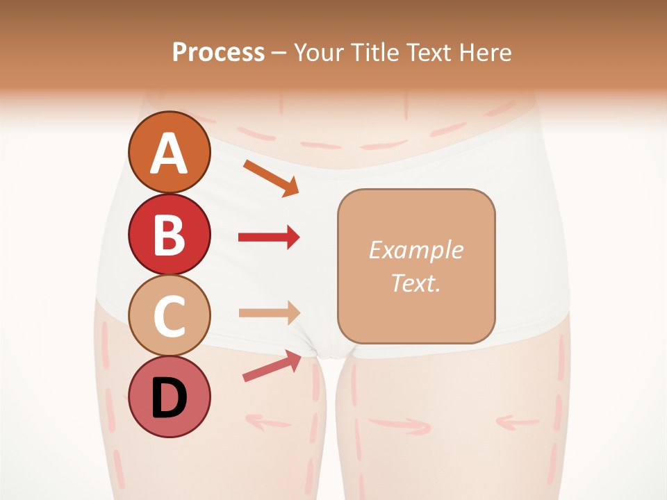 Aging Lined Arrows PowerPoint Template