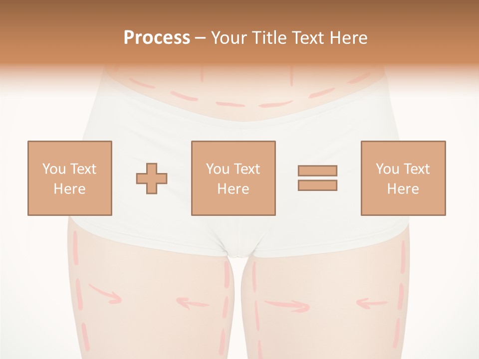 Aging Lined Arrows PowerPoint Template