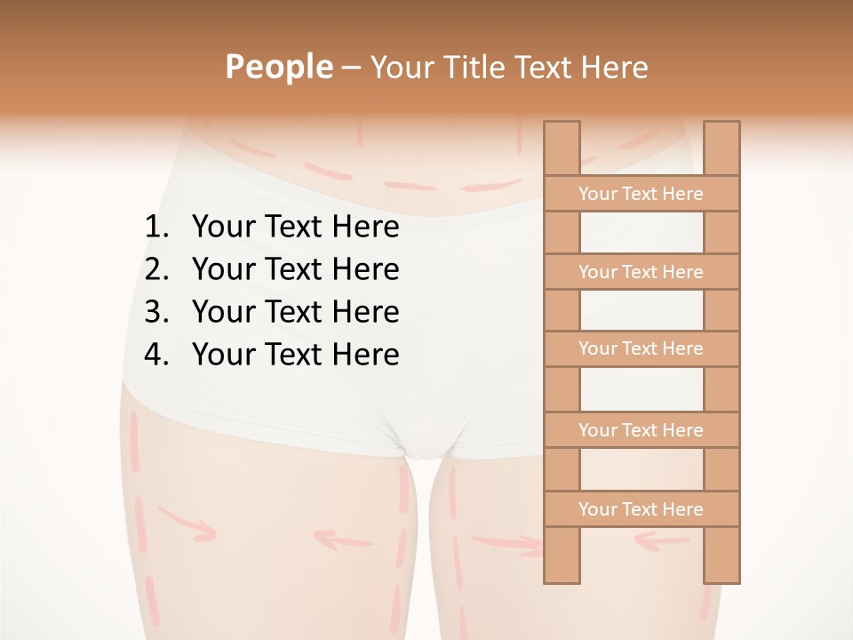 Aging Lined Arrows PowerPoint Template