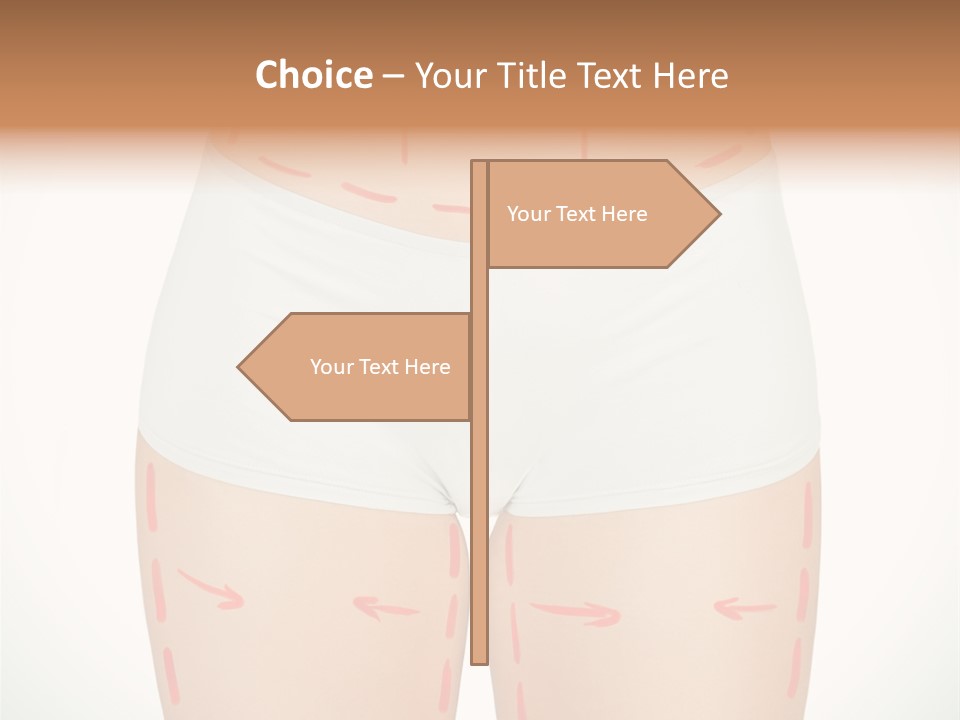 Aging Lined Arrows PowerPoint Template