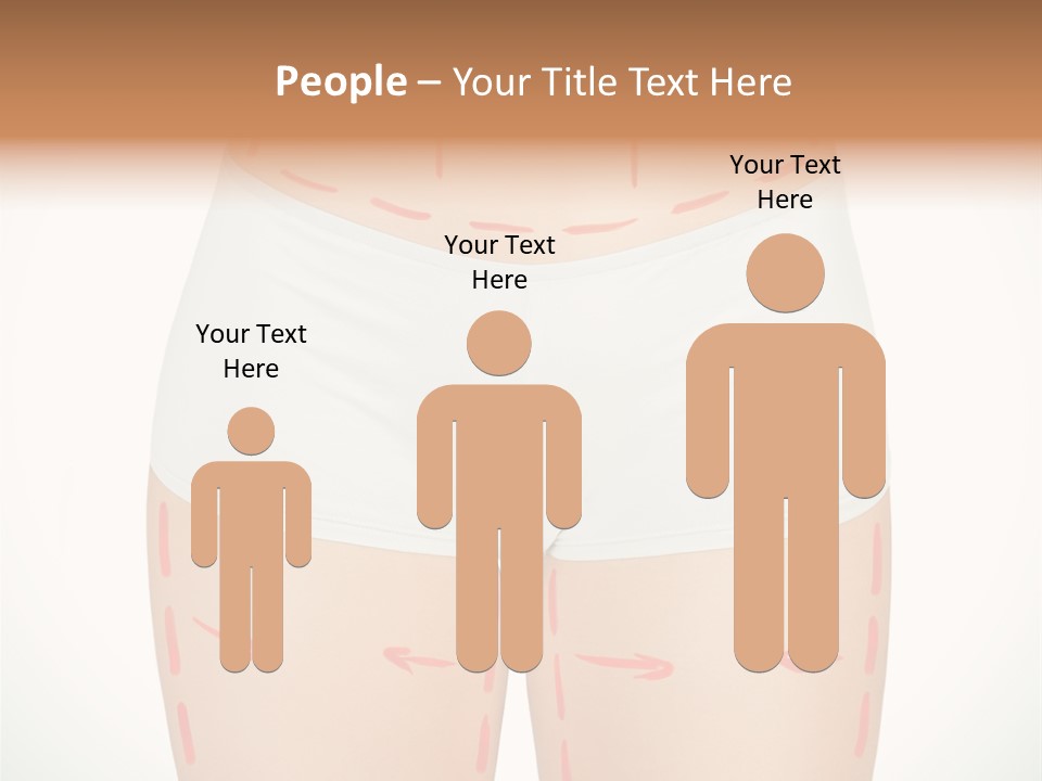 Aging Lined Arrows PowerPoint Template