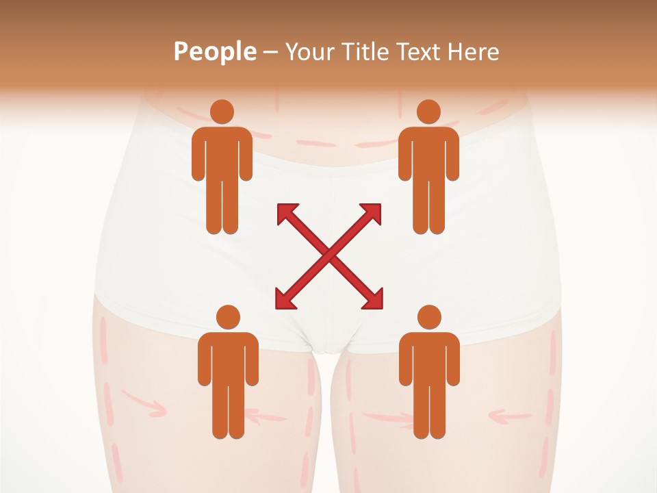 Aging Lined Arrows PowerPoint Template