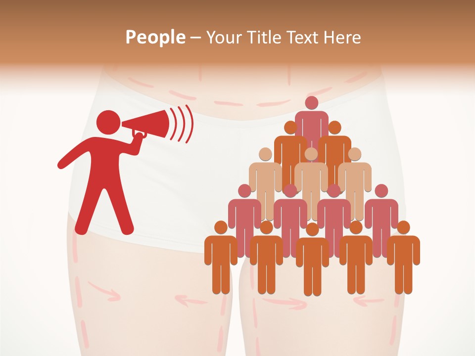 Aging Lined Arrows PowerPoint Template