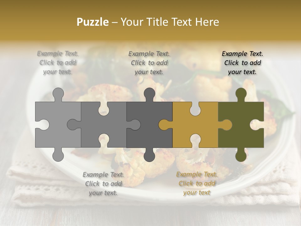 Side Lunch Vegetable PowerPoint Template