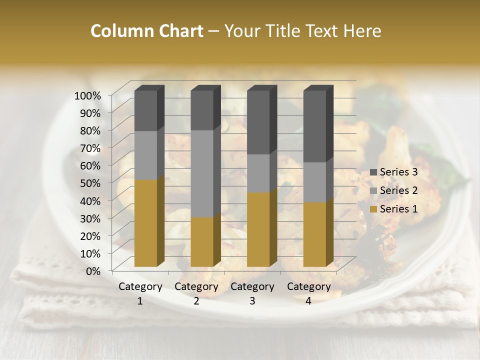 Side Lunch Vegetable PowerPoint Template