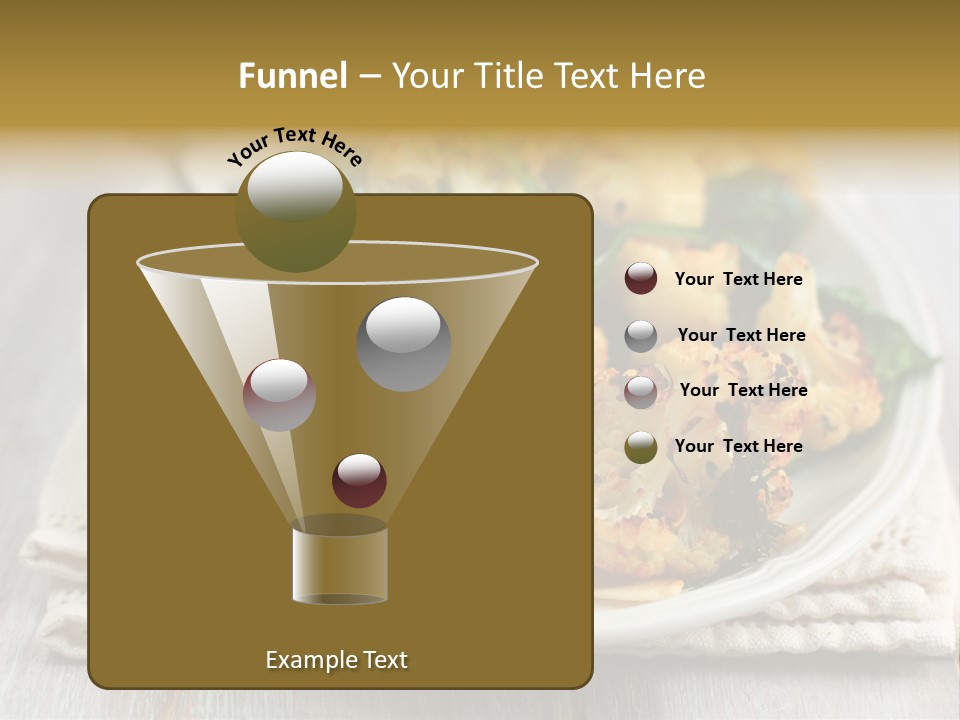 Side Lunch Vegetable PowerPoint Template