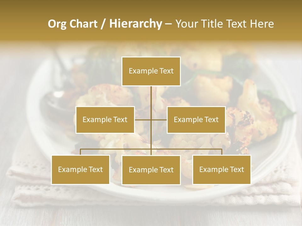 Side Lunch Vegetable PowerPoint Template