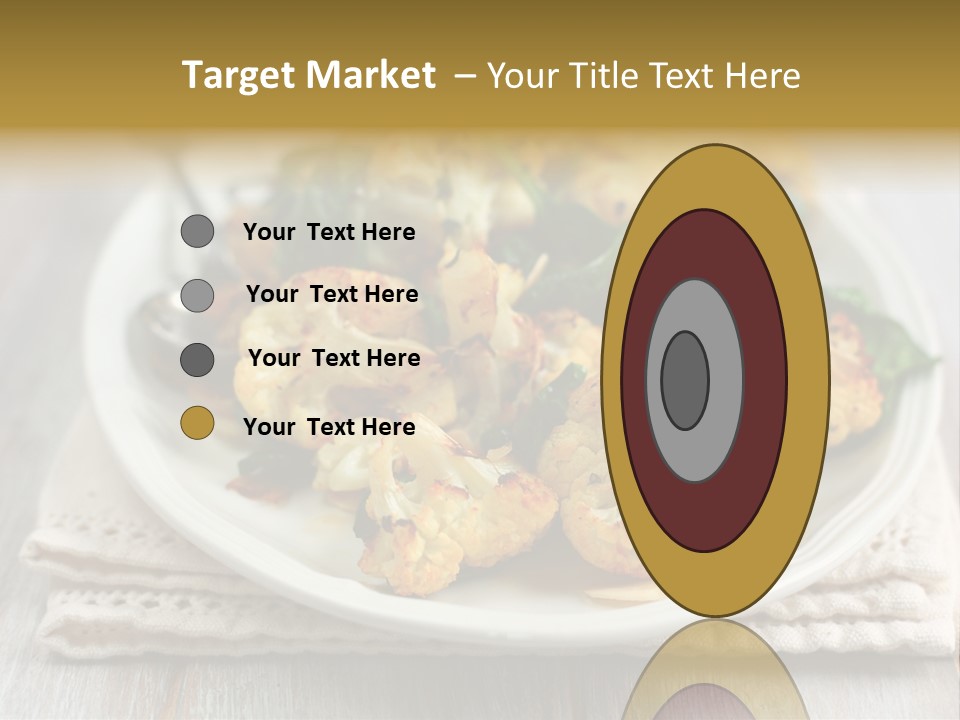 Side Lunch Vegetable PowerPoint Template