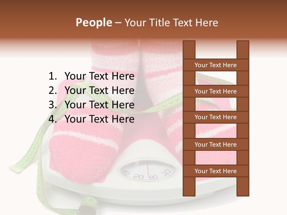 Check Person Pounds PowerPoint Template