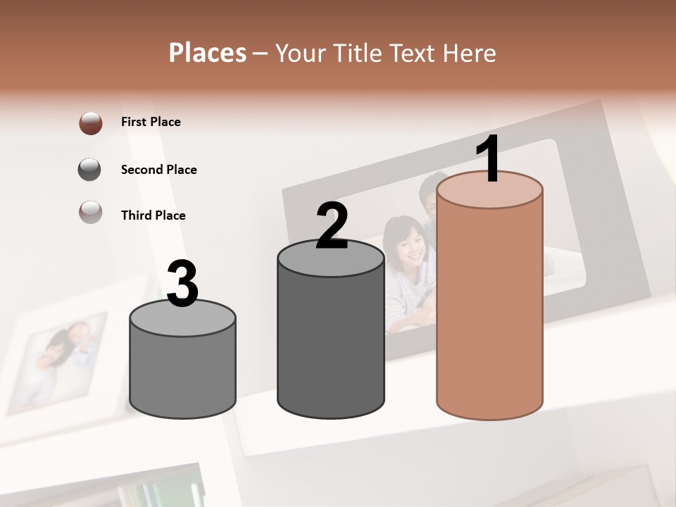 Living Room Happy Face PowerPoint Template