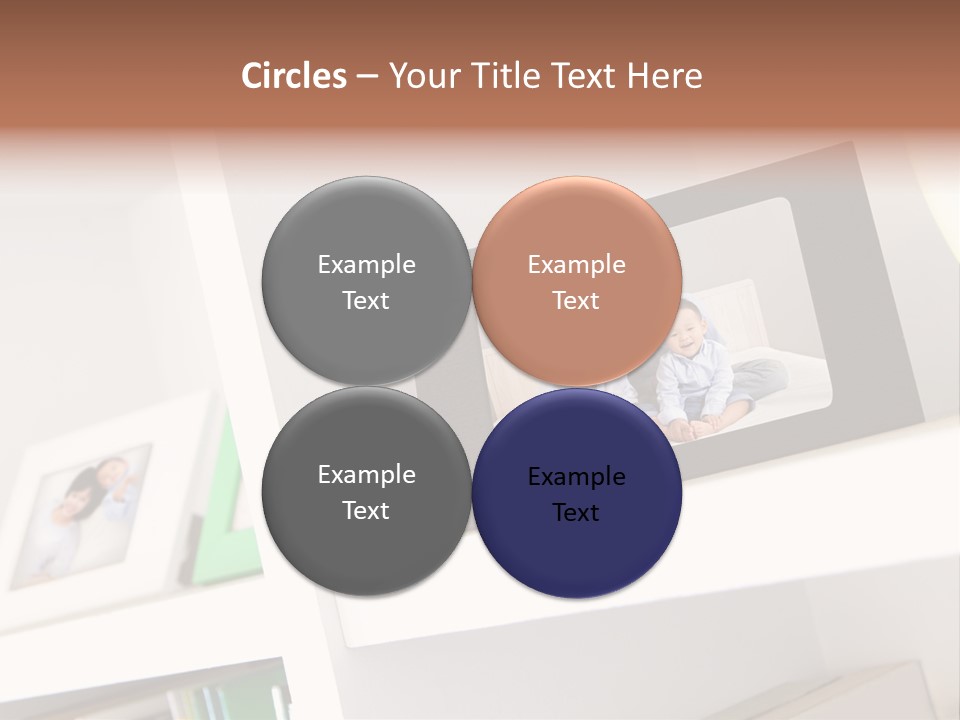 Living Room Happy Face PowerPoint Template