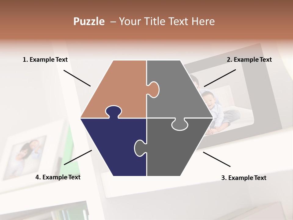 Living Room Happy Face PowerPoint Template