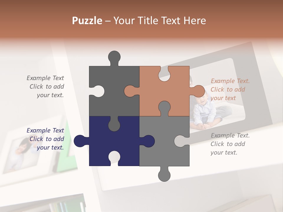 Living Room Happy Face PowerPoint Template