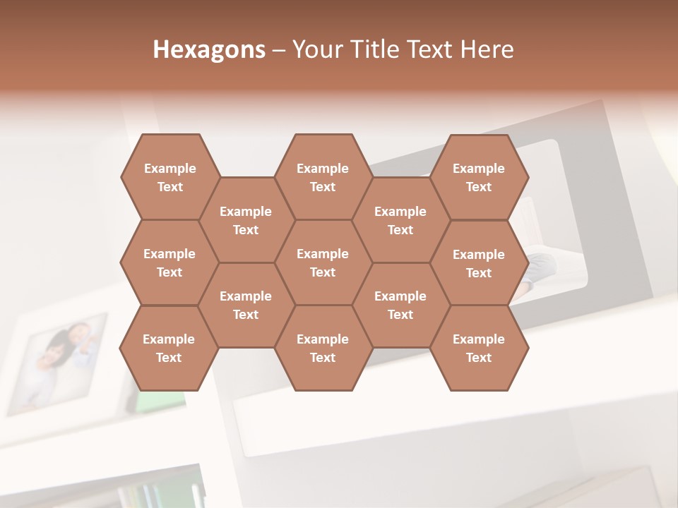 Living Room Happy Face PowerPoint Template