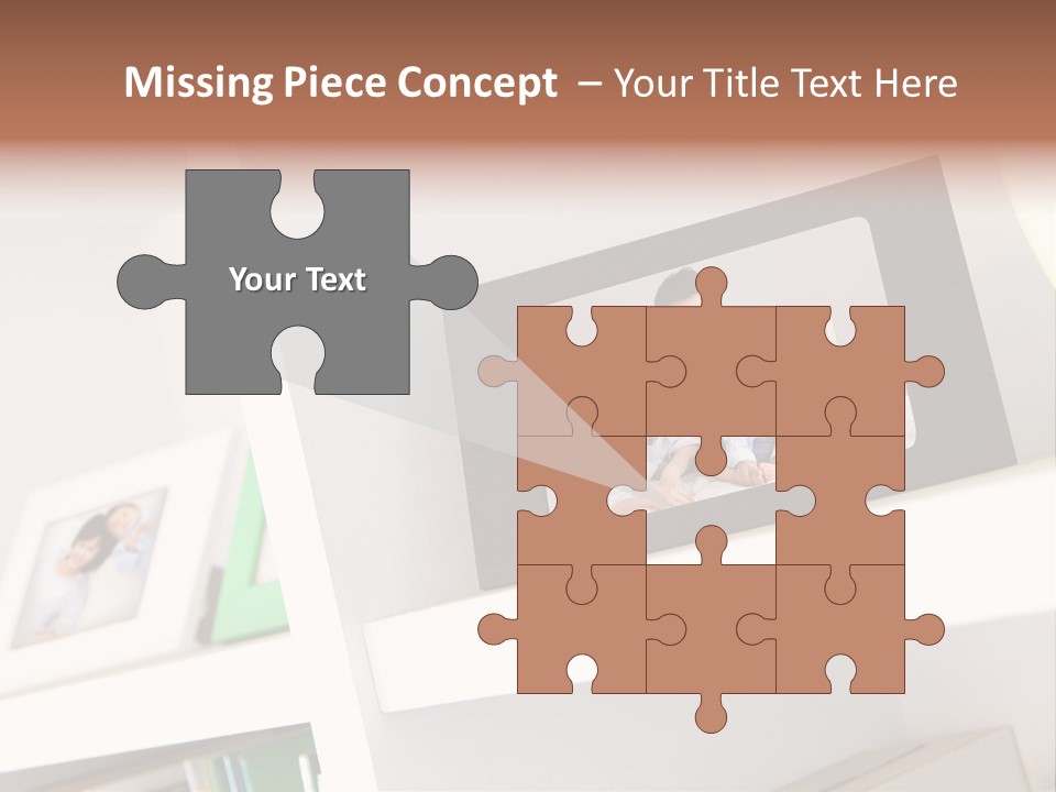 Living Room Happy Face PowerPoint Template