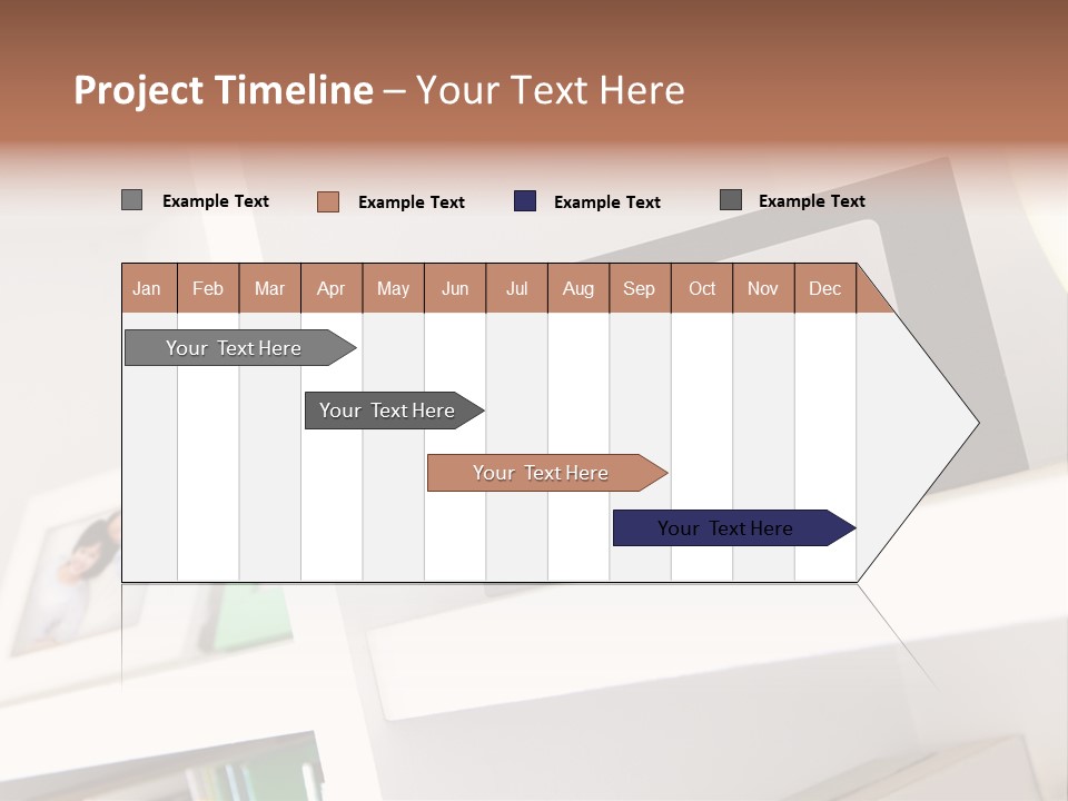 Living Room Happy Face PowerPoint Template