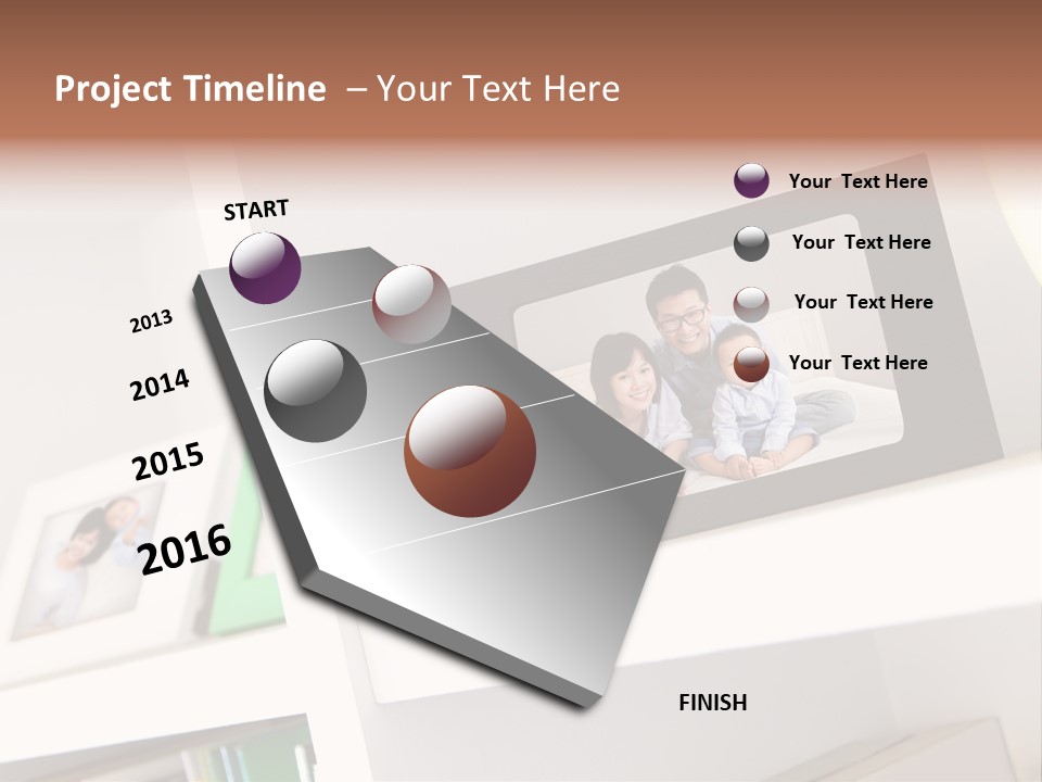 Living Room Happy Face PowerPoint Template
