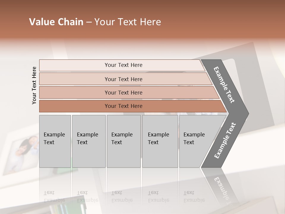 Living Room Happy Face PowerPoint Template
