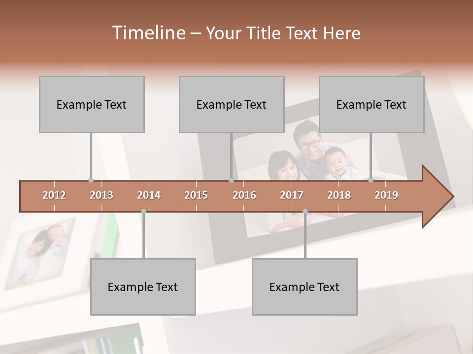 Living Room Happy Face PowerPoint Template