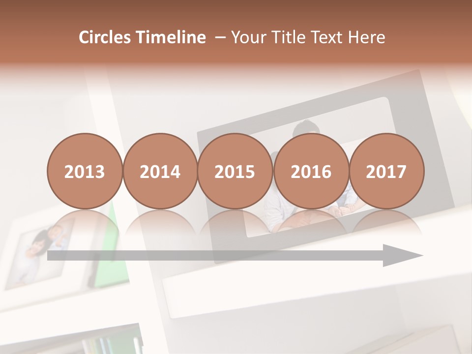 Living Room Happy Face PowerPoint Template