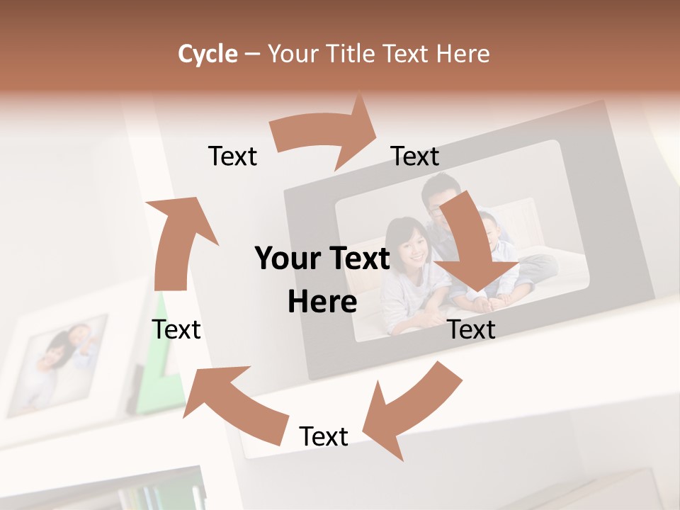 Living Room Happy Face PowerPoint Template