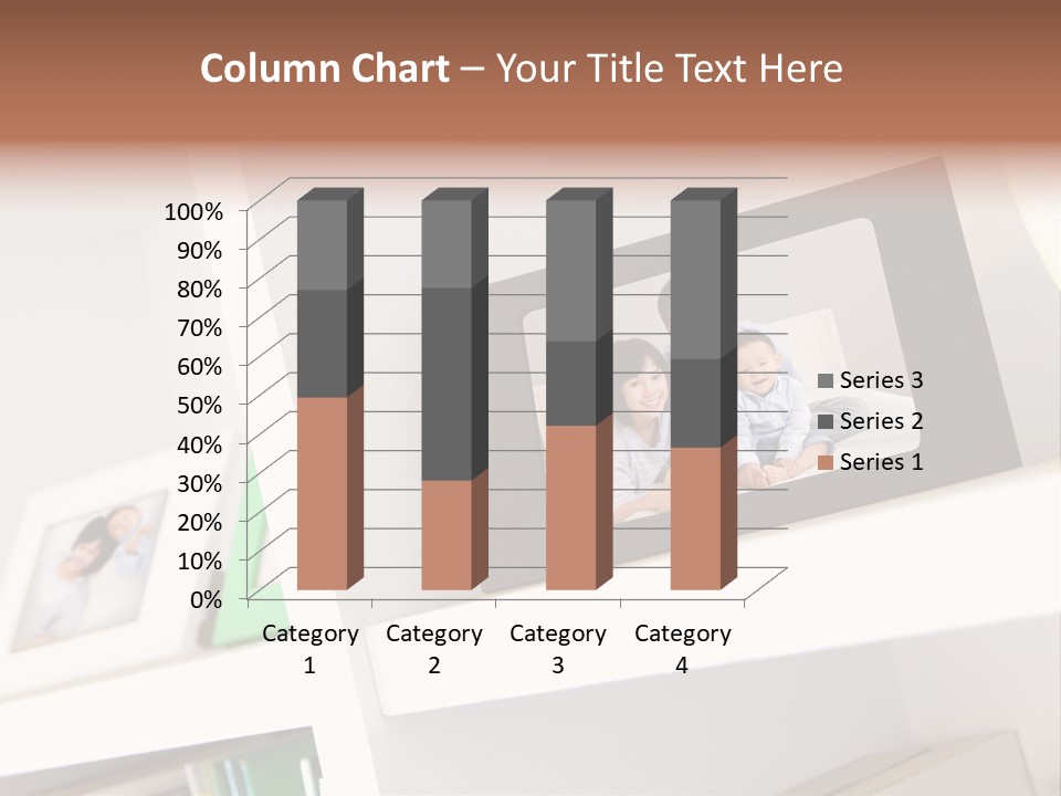 Living Room Happy Face PowerPoint Template