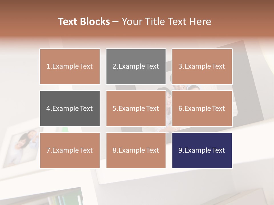 Living Room Happy Face PowerPoint Template