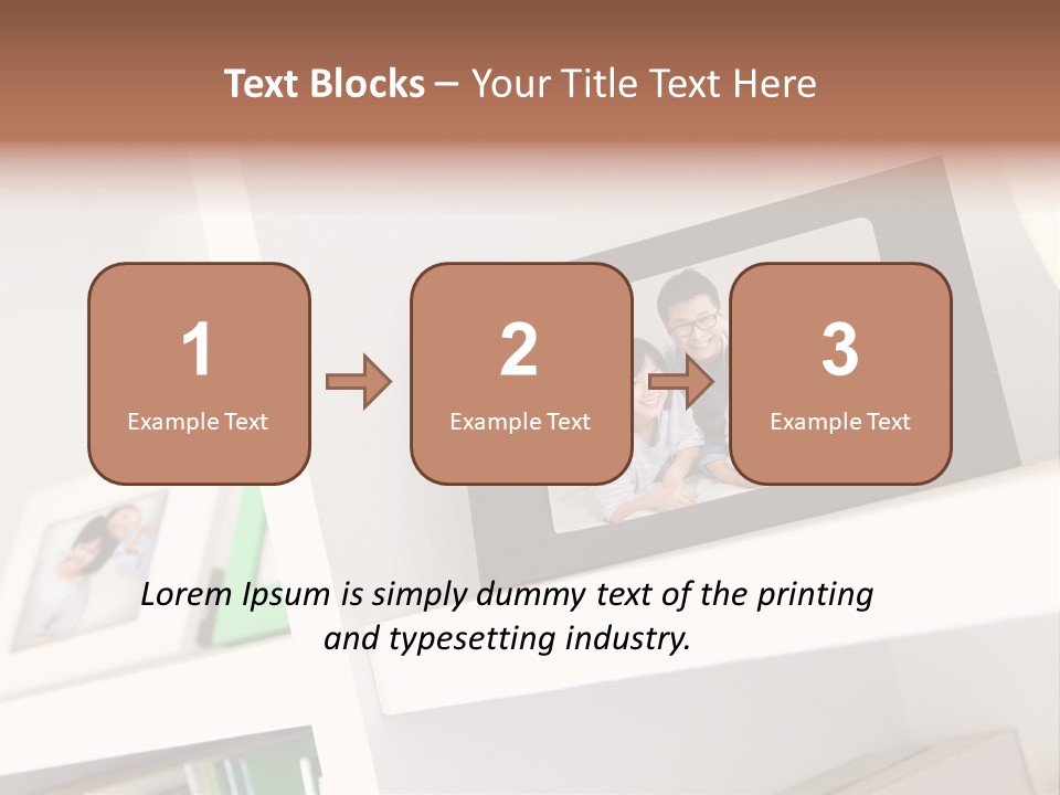 Living Room Happy Face PowerPoint Template