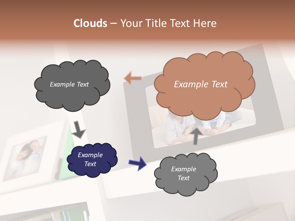 Living Room Happy Face PowerPoint Template